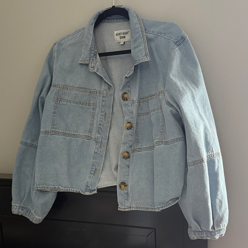 Velvet Heart Light Blue Jean Jacket